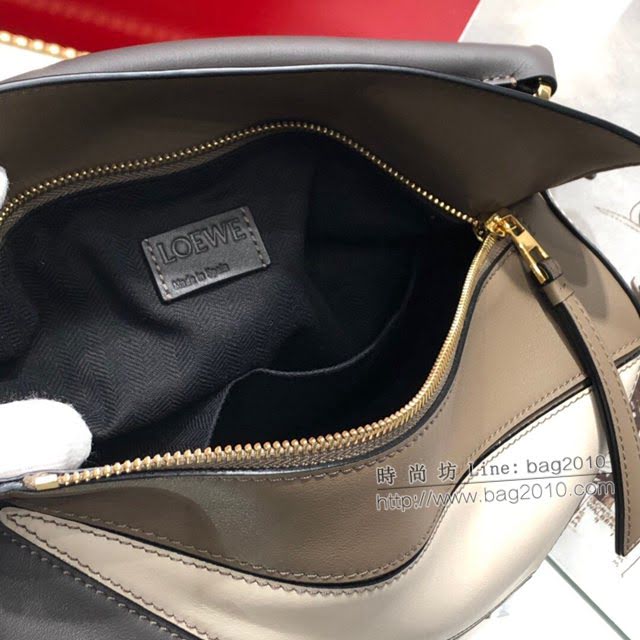 LOEWE經典爆款包包 羅意威中號Puzzle幾何拼接手提斜挎包 10171  tcl1137